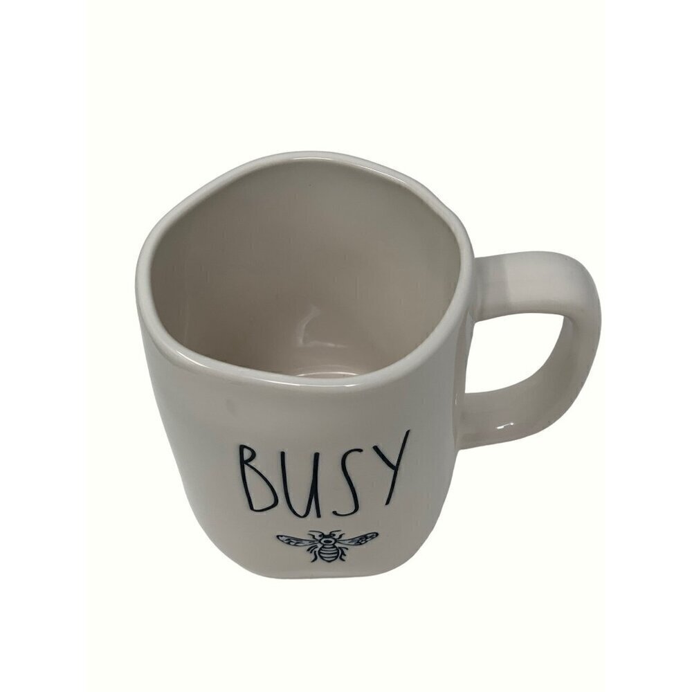 Rae Dunn Busy Bee Mug Large Coffee Cup Ceramic Magenta LL Farmhouse Gift 16oz - Picture 7 of 8